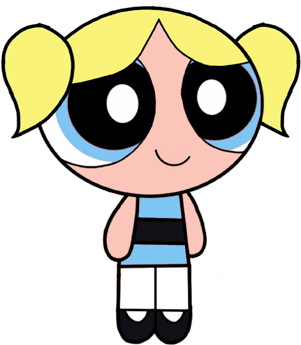 Check out this transparent Bubbles Powerpuff  Girl  standing 