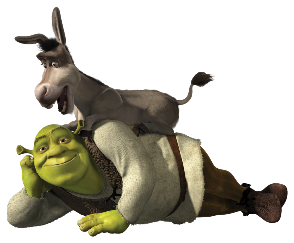 Donkey On Top Of Shrek Png Image Polish your personal project or design wit...