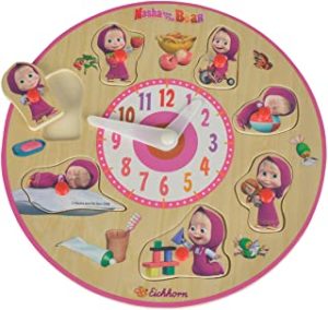 Masha and The Bear Teaching clock