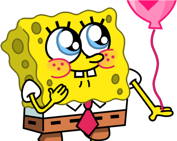 Spongebob With Balloon