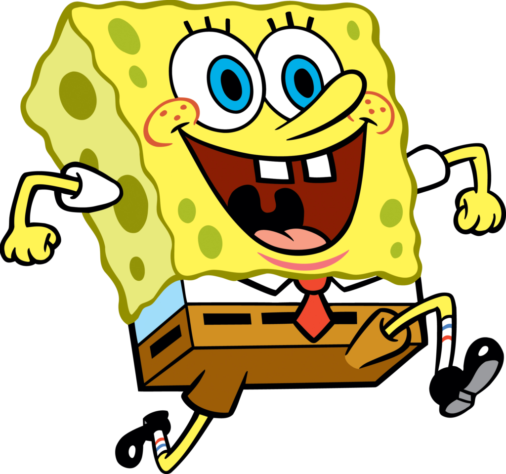 Spongebob running