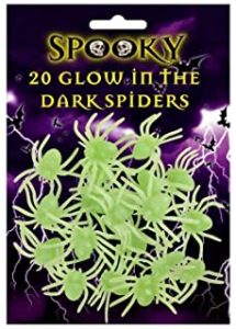Spooky Glown in the Dark Spiders